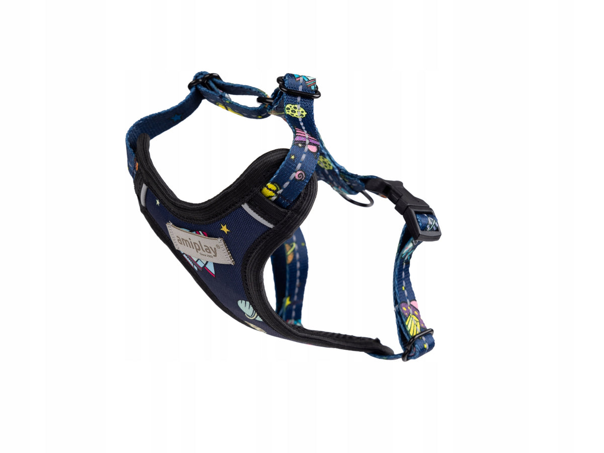 amiplay Discovery BeSpace S Comics Dog Reflective Harness