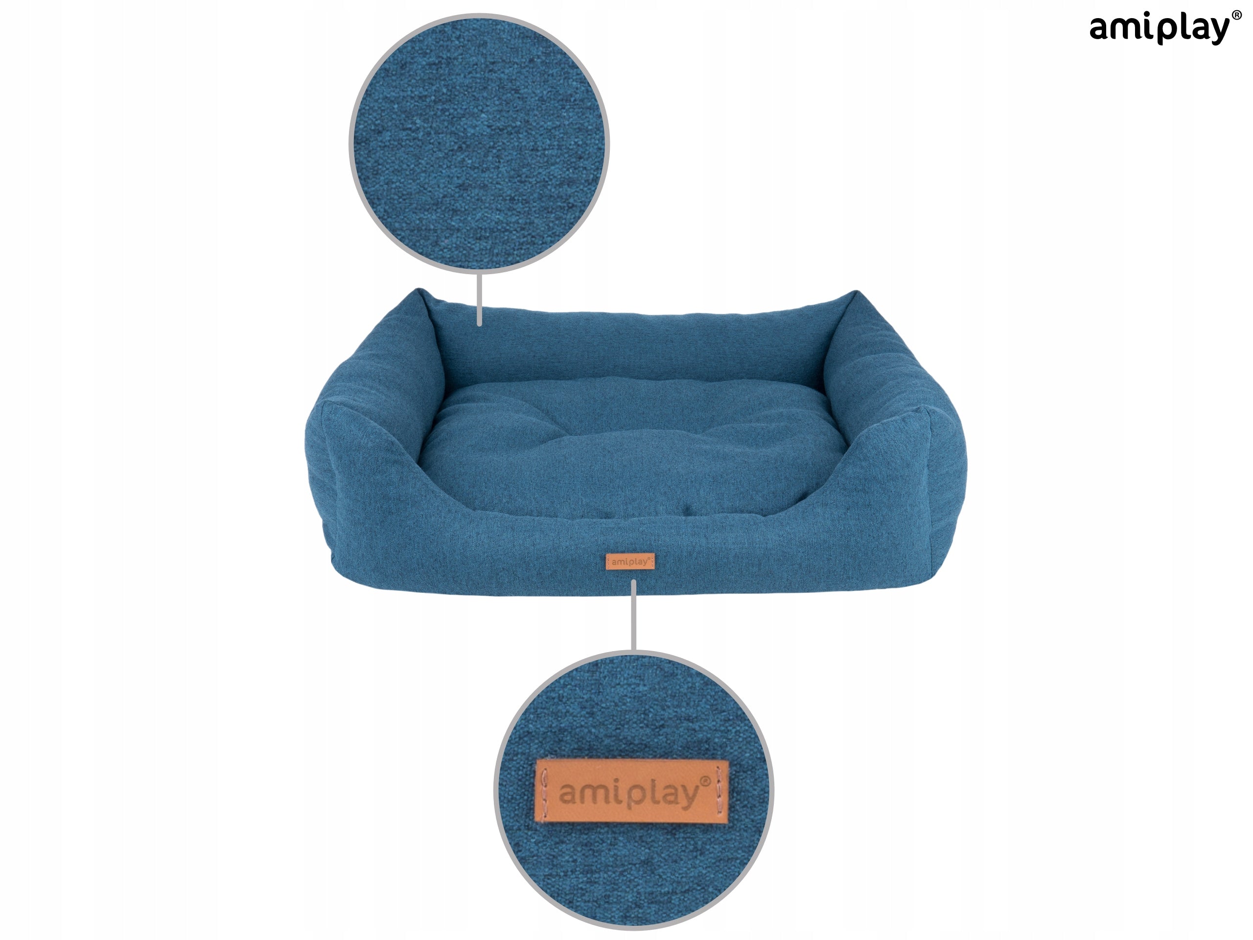 Amiplay Bettsofa Montana Blue L, 78x64x19 cm 