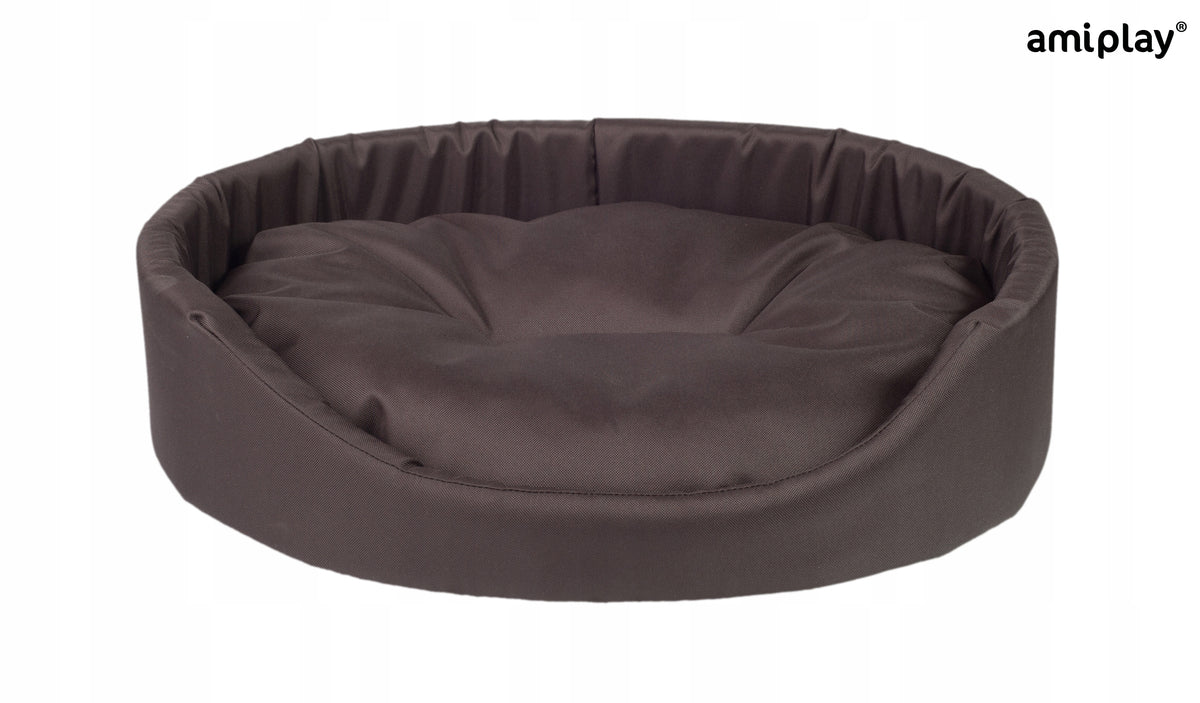 amiplay Oval Bed Basic XXL Brown Brand Amiplay