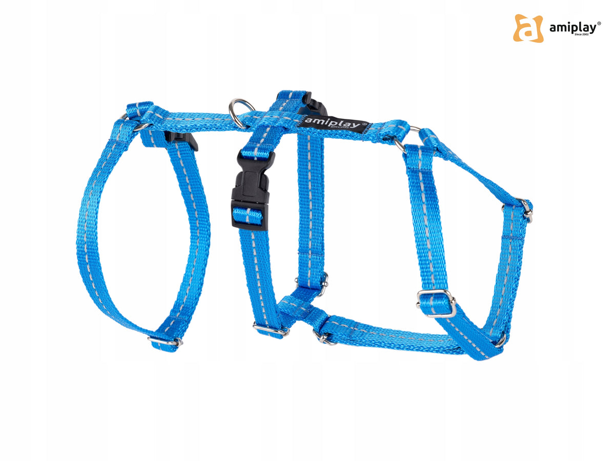 amiplay Reflective Harness Safety Reflective S Blue Brand Amiplay