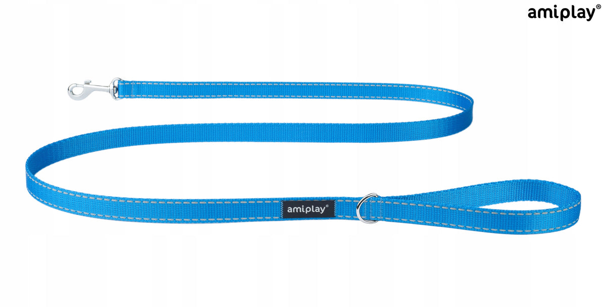 amiplay Reflective leash Reflective L Blue Brand Amiplay