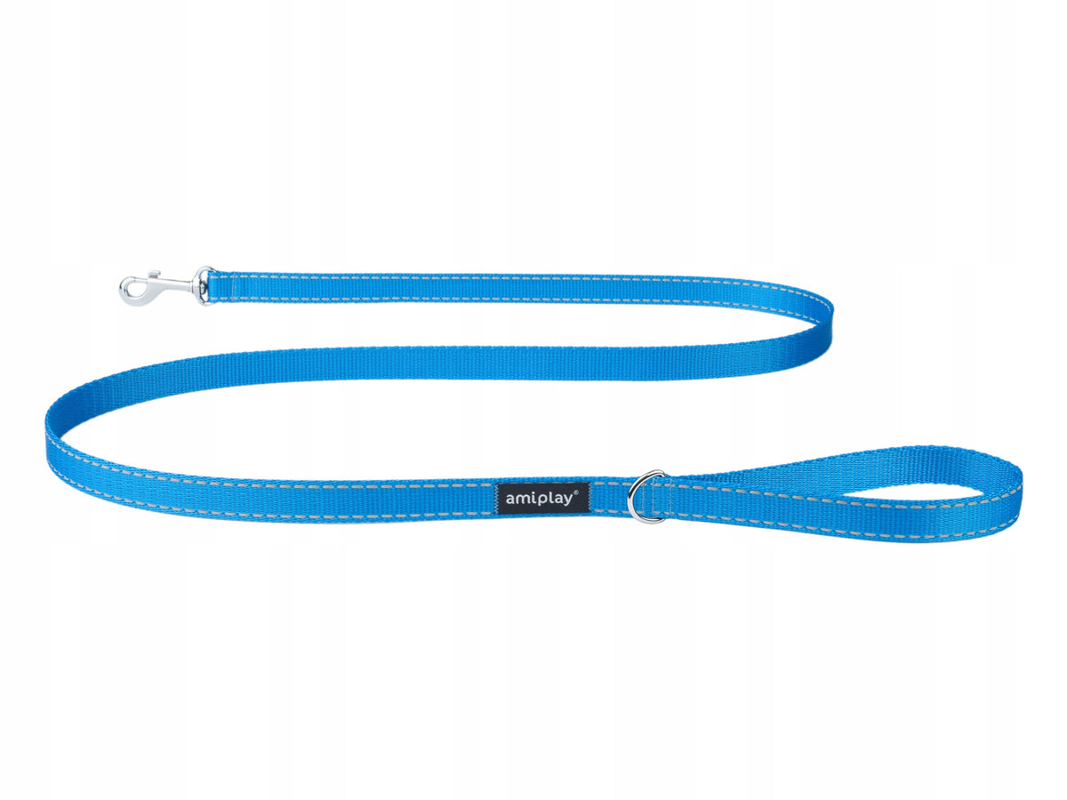 amiplay Reflective leash Reflective L Blue