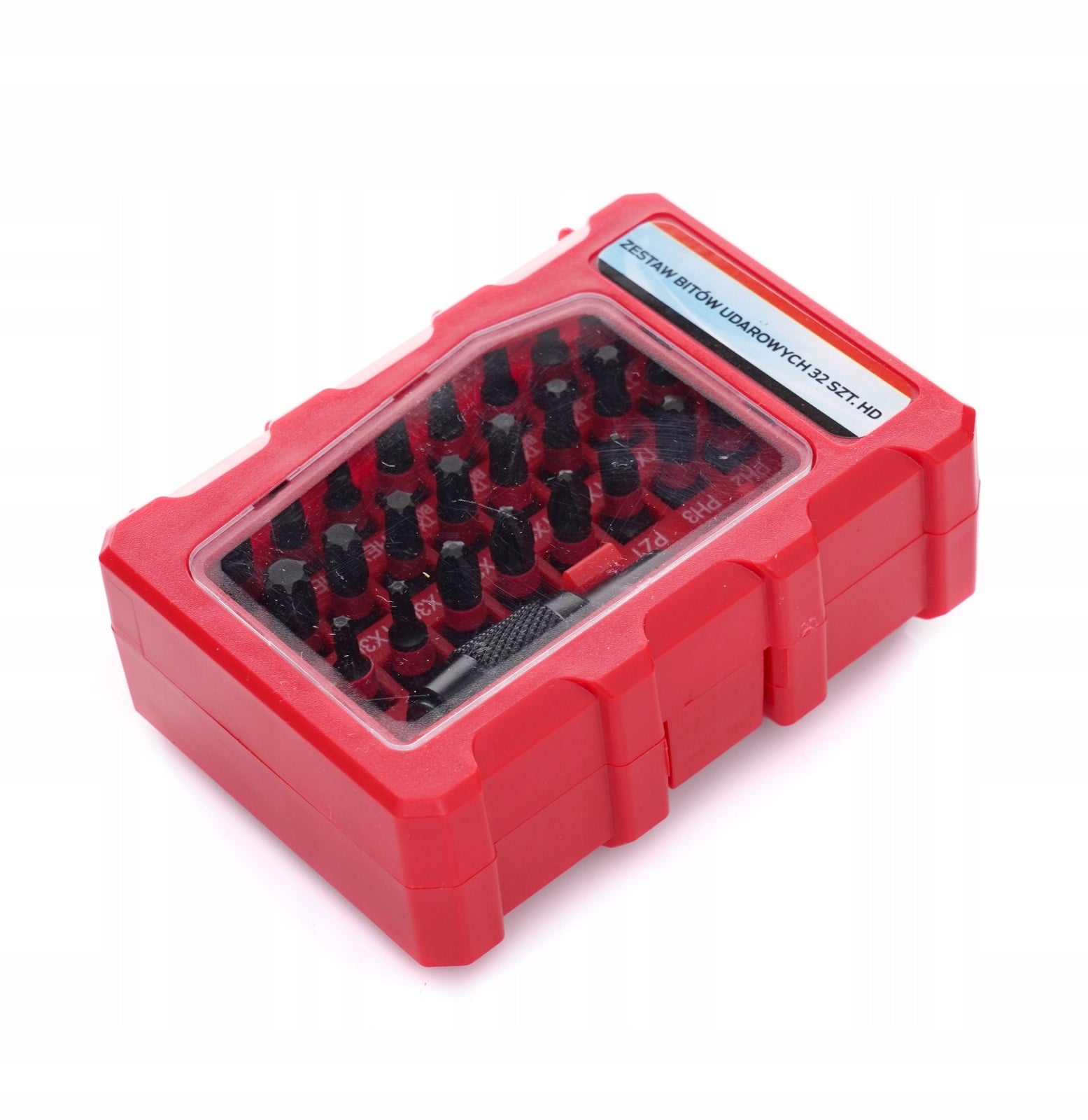 Antgalių rinkinys Strong Impact, TORX, PZ1, HEX3, 32 vnt., lagaminėlyje