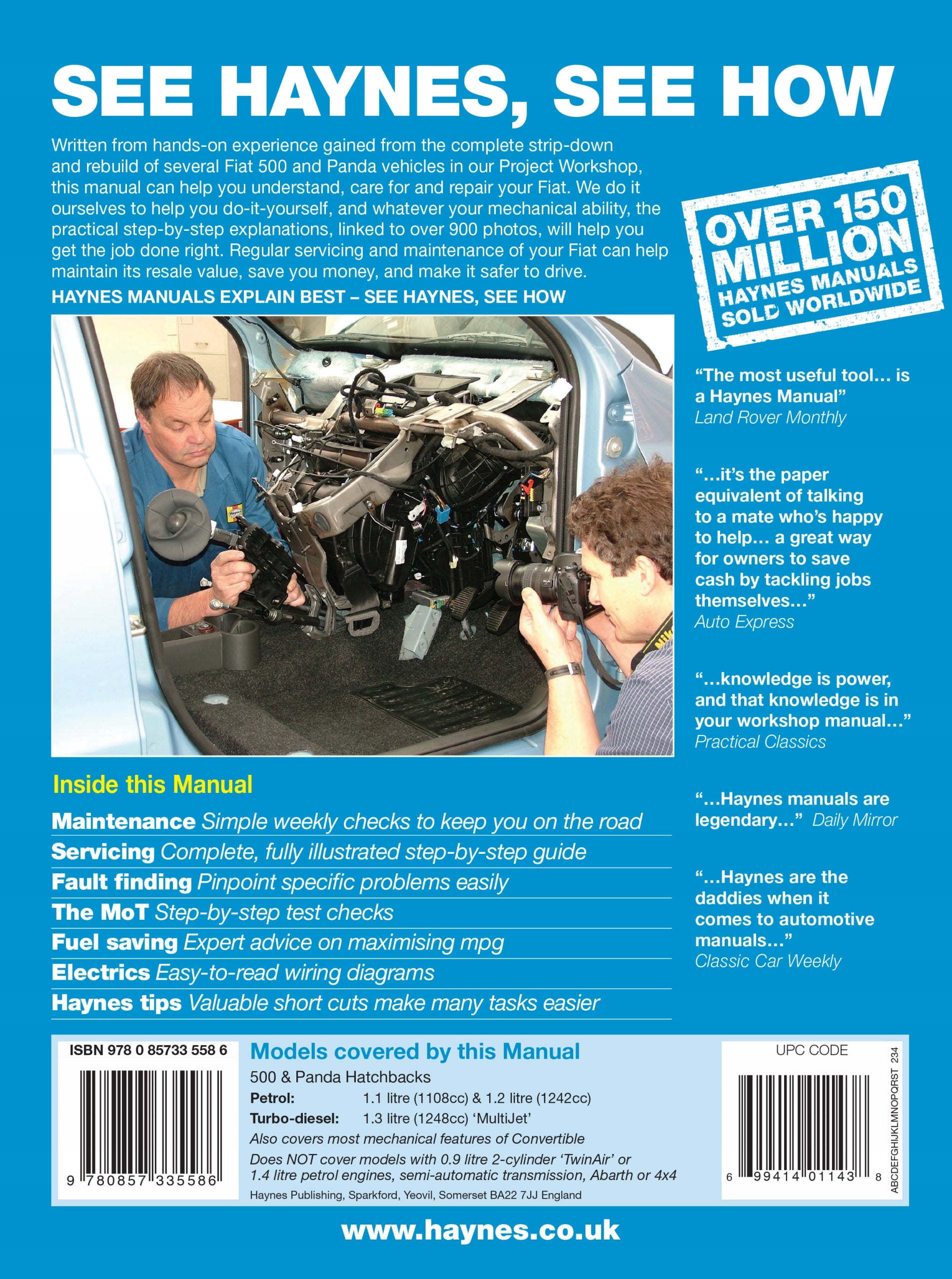 Fiat 500 & Panda Petrol & Diesel 04-12