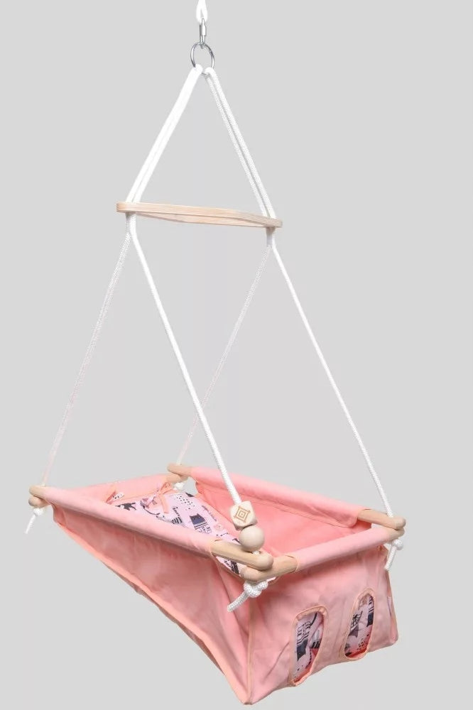 baby swing Baby Pastel pink - cats Brand no brand