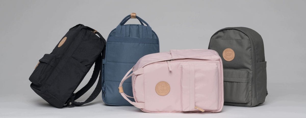 backpack, ergonomic backpack City Light, pink Brand BECKMANN
