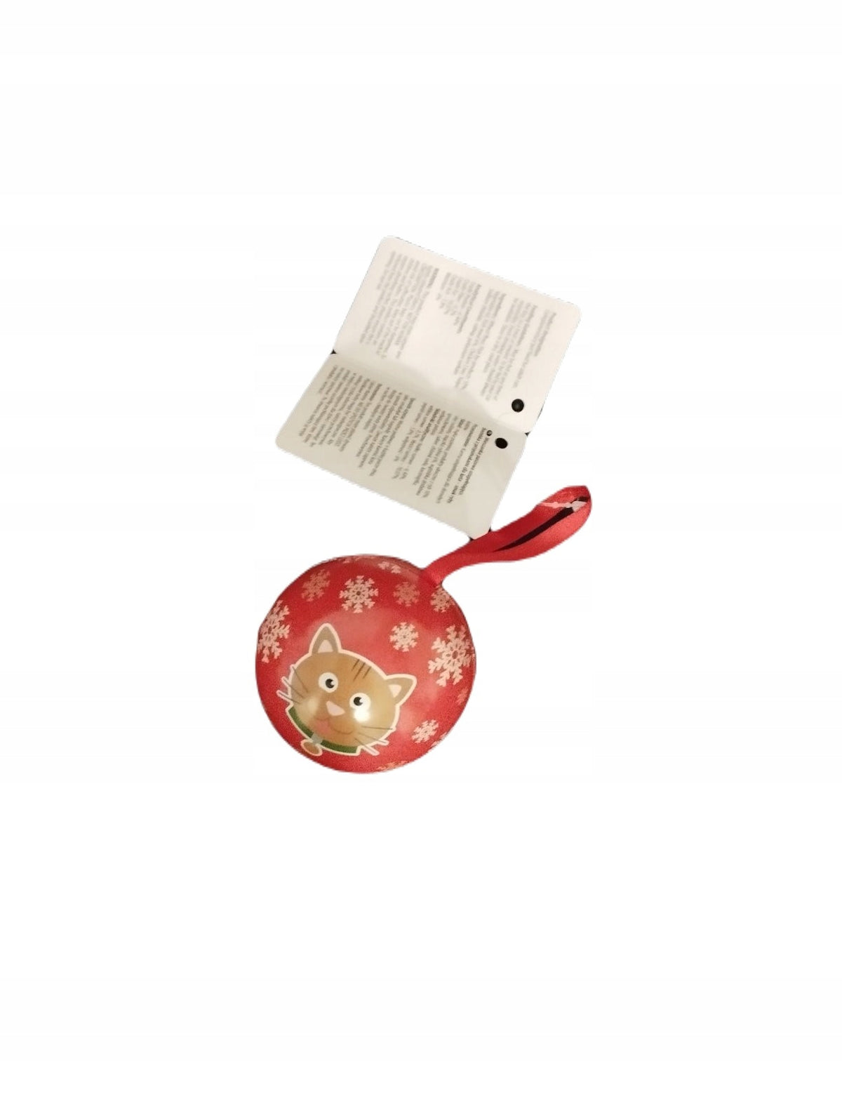 bauble with cat treats