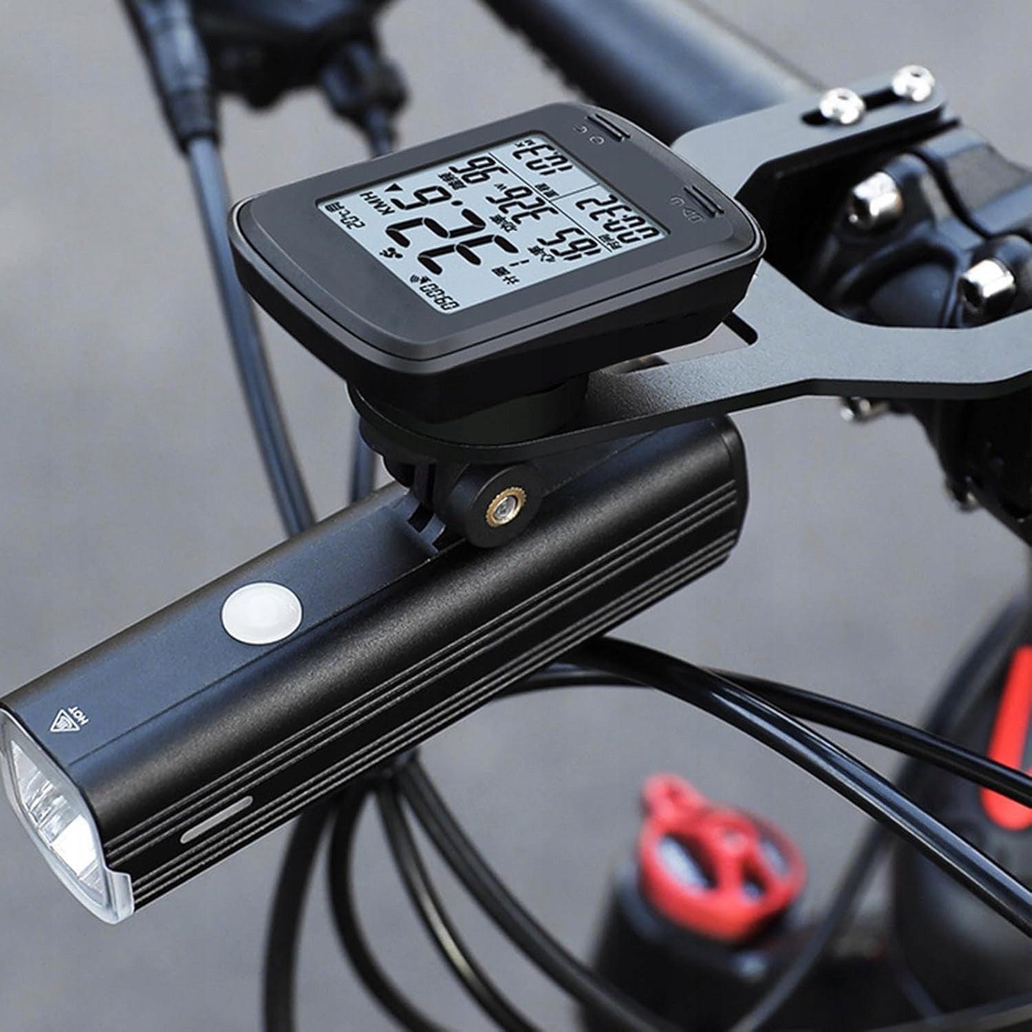 Dviračio vairo laikiklis Garmin, Bryton GPS, GoPro, žibintuvėliui