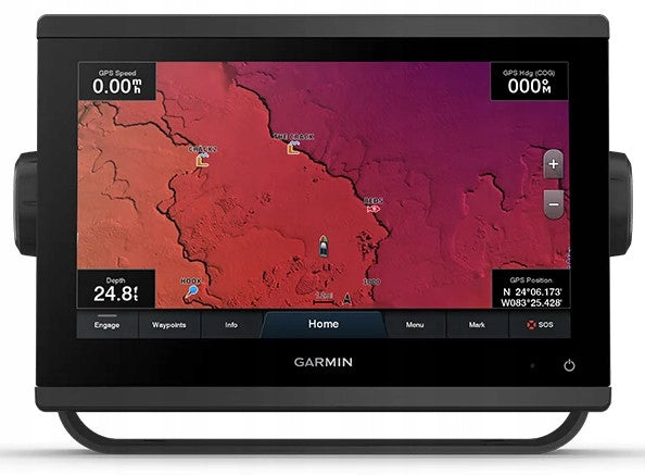 GPS navigatorius Garmin GPSMAP 1223xsv su Panoptix Livescope LVS34 ir GLS10