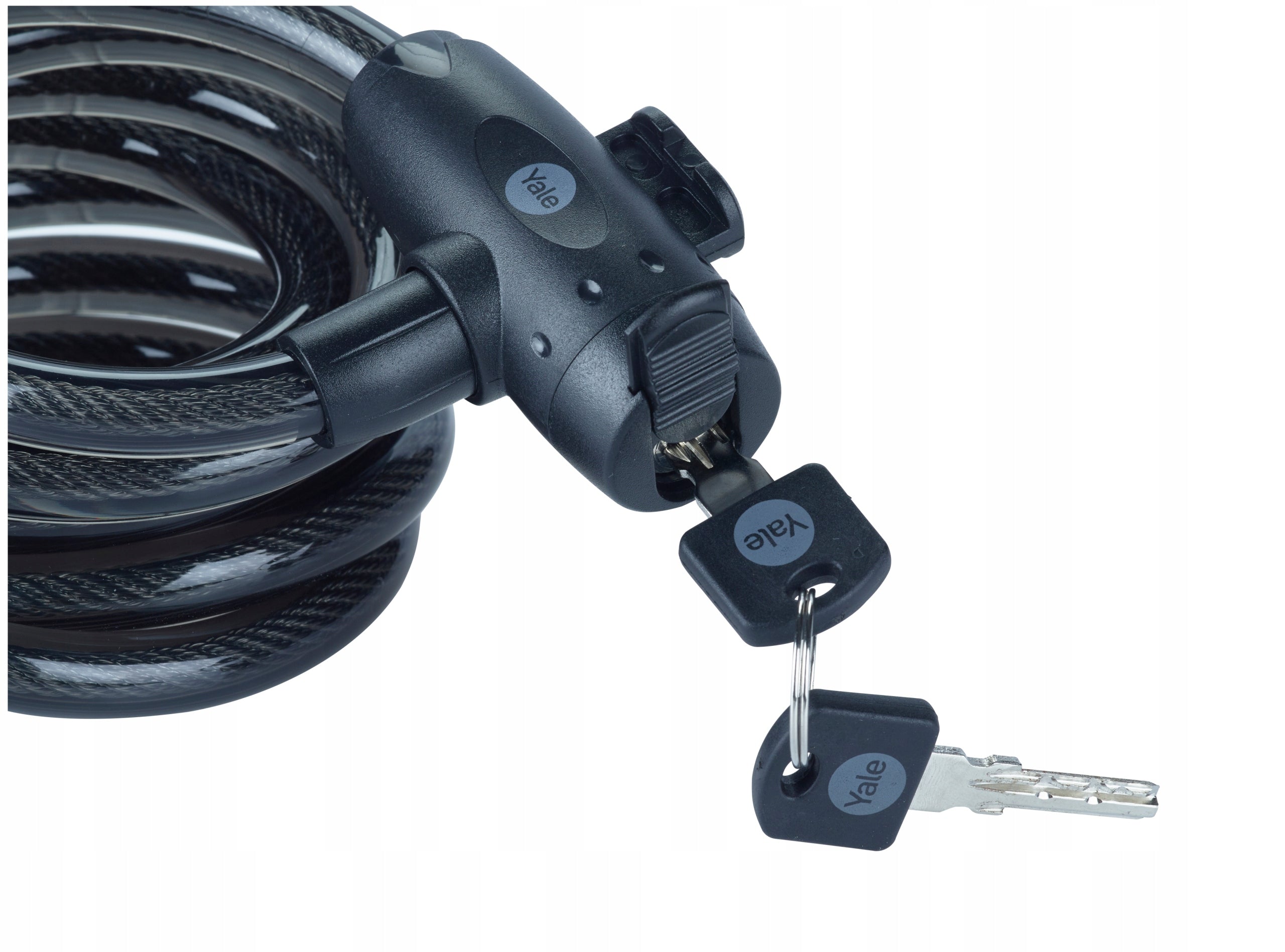 bicycle clasp Yale YCK0/12/200/2 with key, steel cable 12 mm Packaging status original