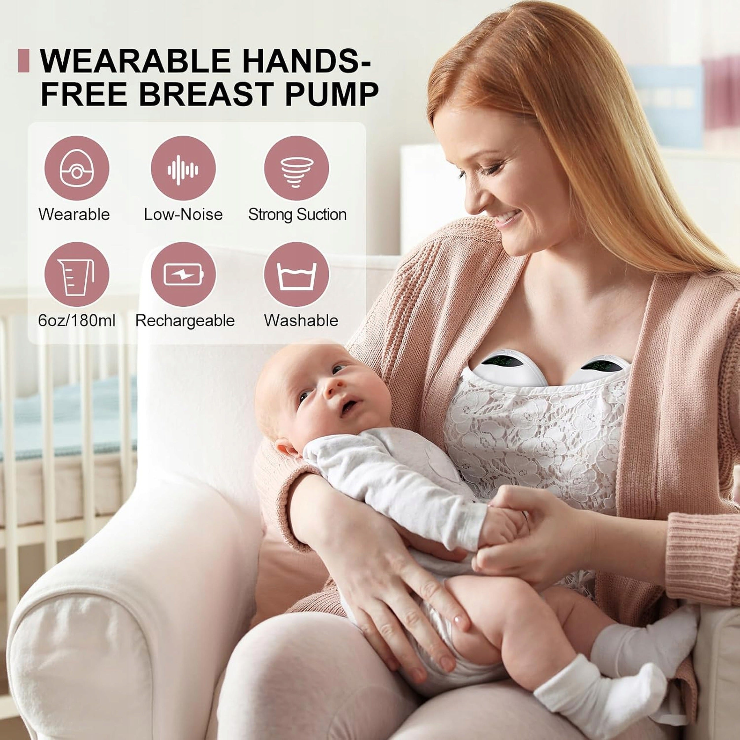 breast pump electric food extractor portable quiet battery powered Medical device no