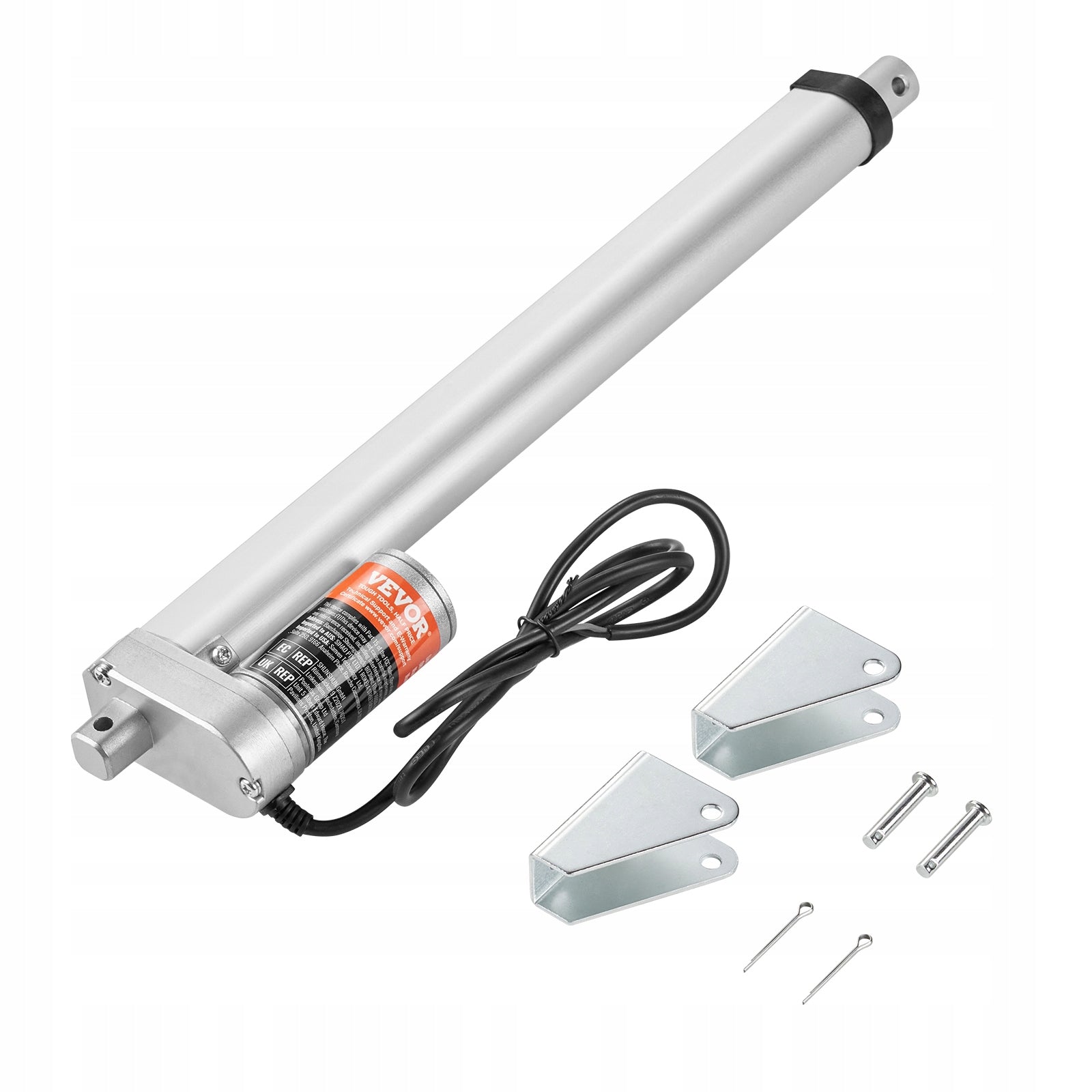 Linijinis pavaras VEVOR, 12 V DC, 300 mm eiga, 5 mm/s greitis