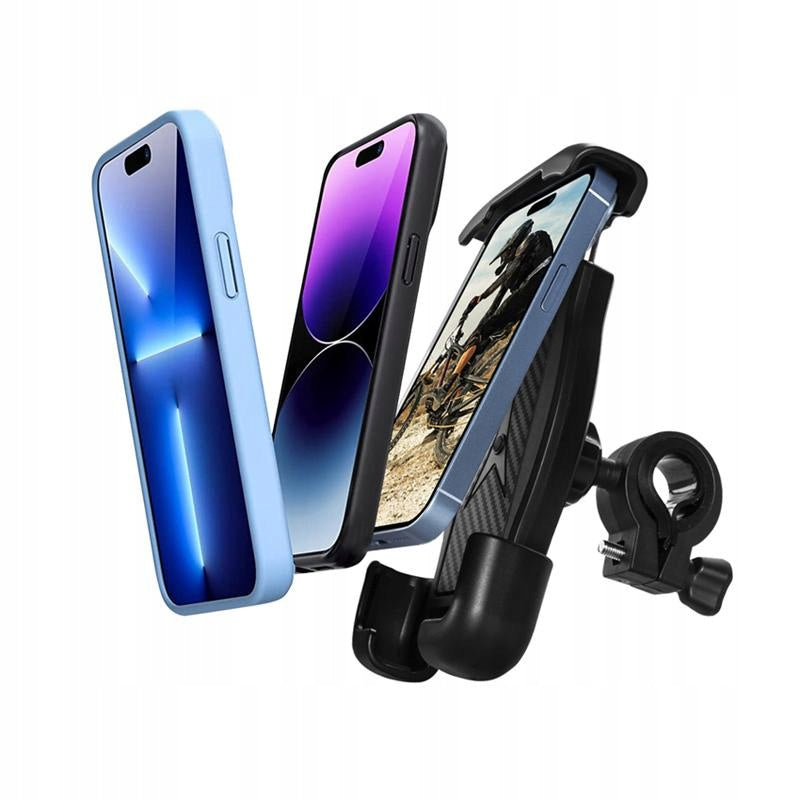 Telefono laikiklis motociklui ir motoroleriui Crong, tvirtas