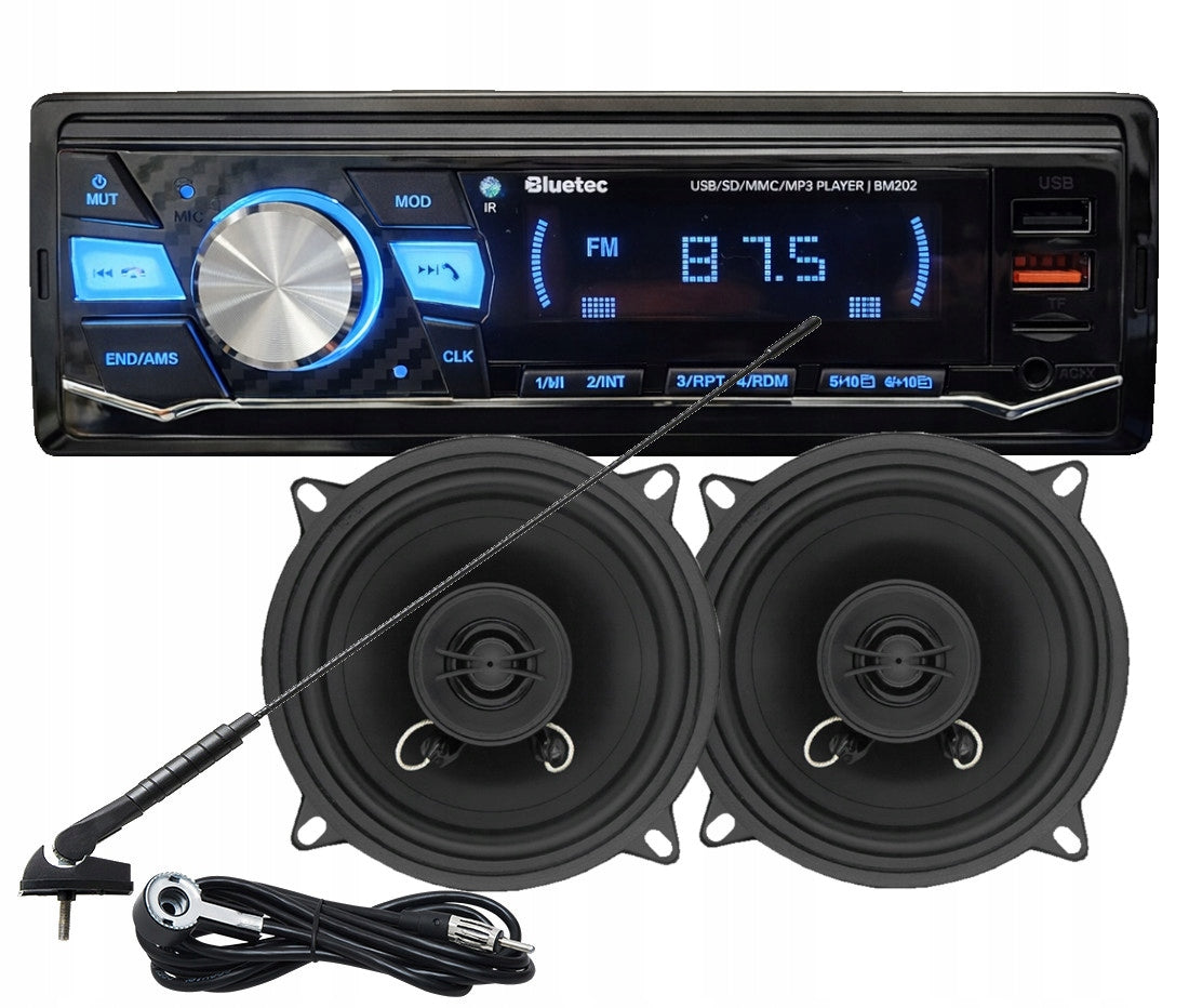 car radio bluetooth USB SD AUX MP3 ANTENNA Manufacturer code 8605-BT