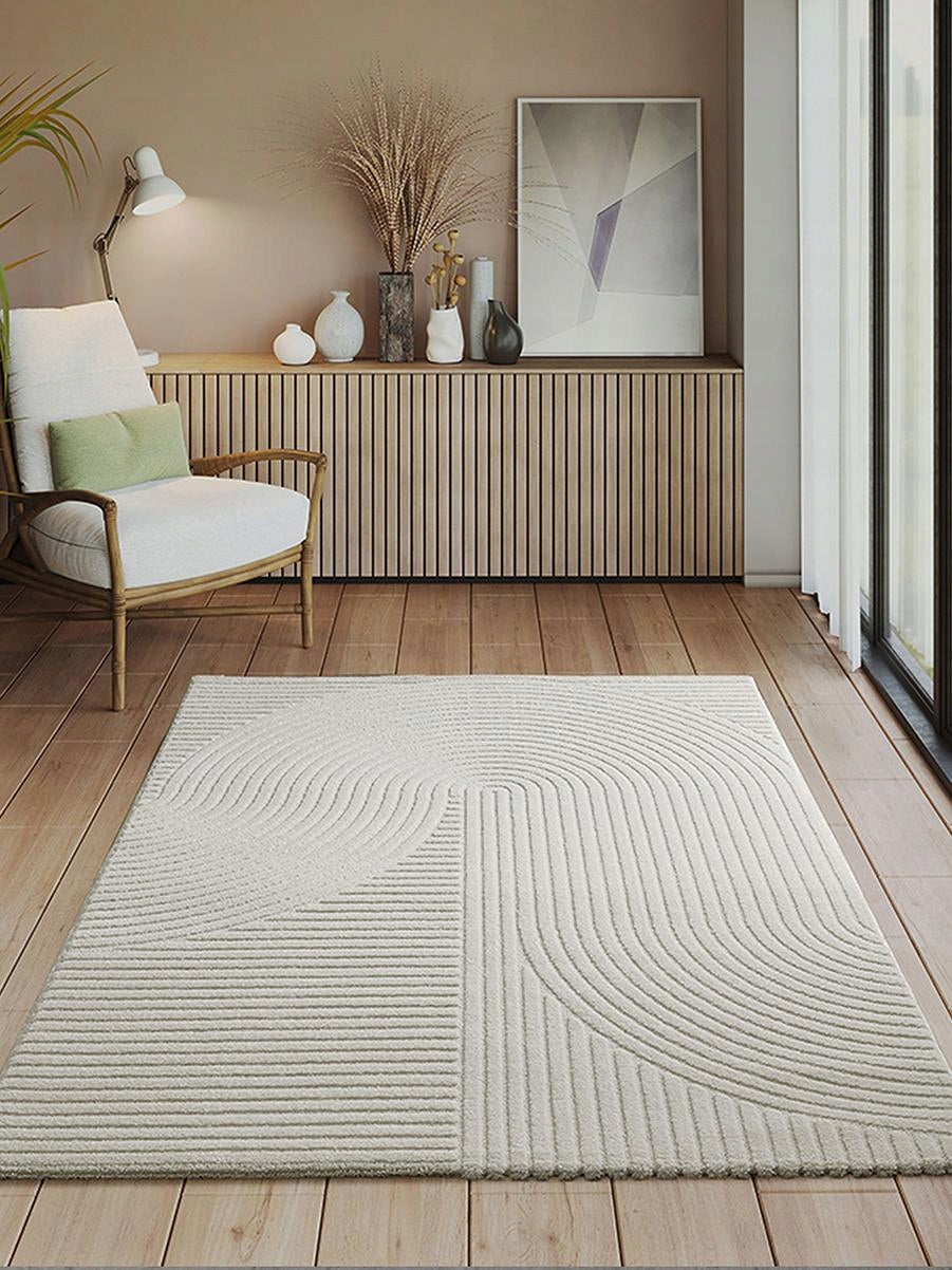 carpet modern 3D short hair Everest the carpet cream 120x170 Packaging status original