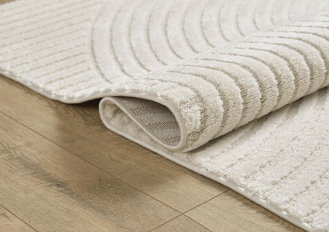 carpet modern 3D short hair Everest the carpet cream 200x290 Thickness 14 mm