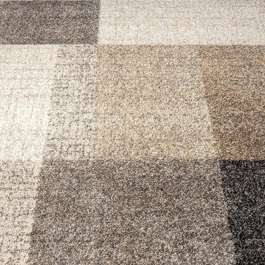 carpet short hair geometric pattern Pearl the carpet beige-grey 140x200 Product width 140 cm
