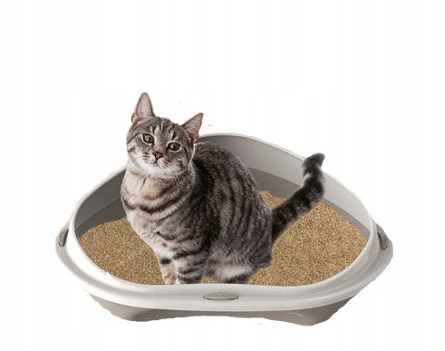 cat litter box CORNER RABBIT WITH FRAME SMALL