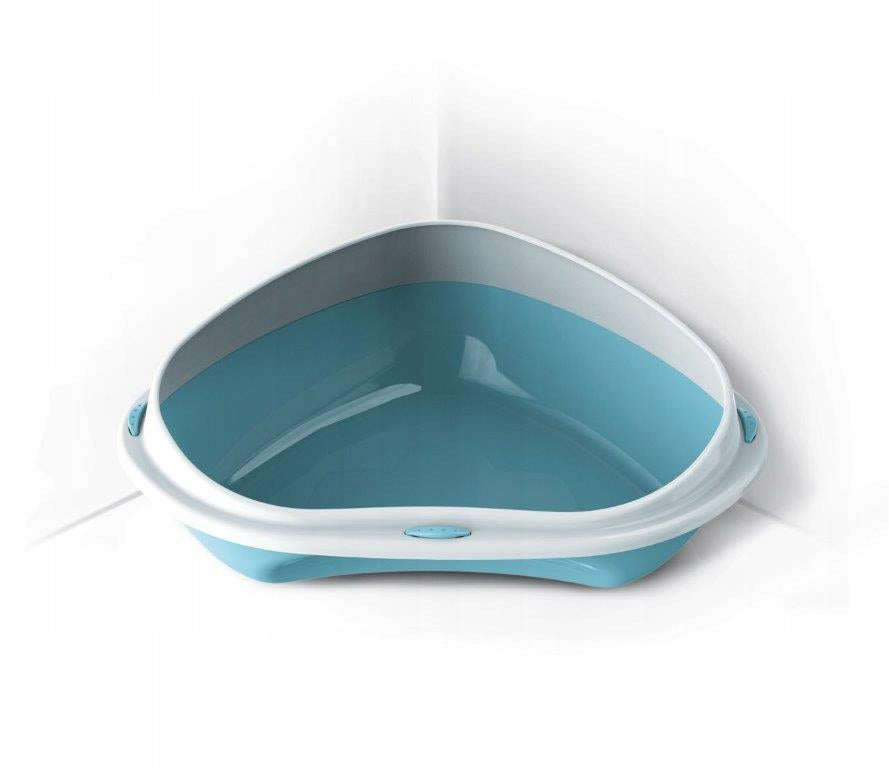 cat litter box CORNER WITH FRAME TOILET LARGE lux
