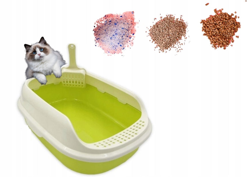 cat litter box OPEN +blade freebie 2 WITH GREEN