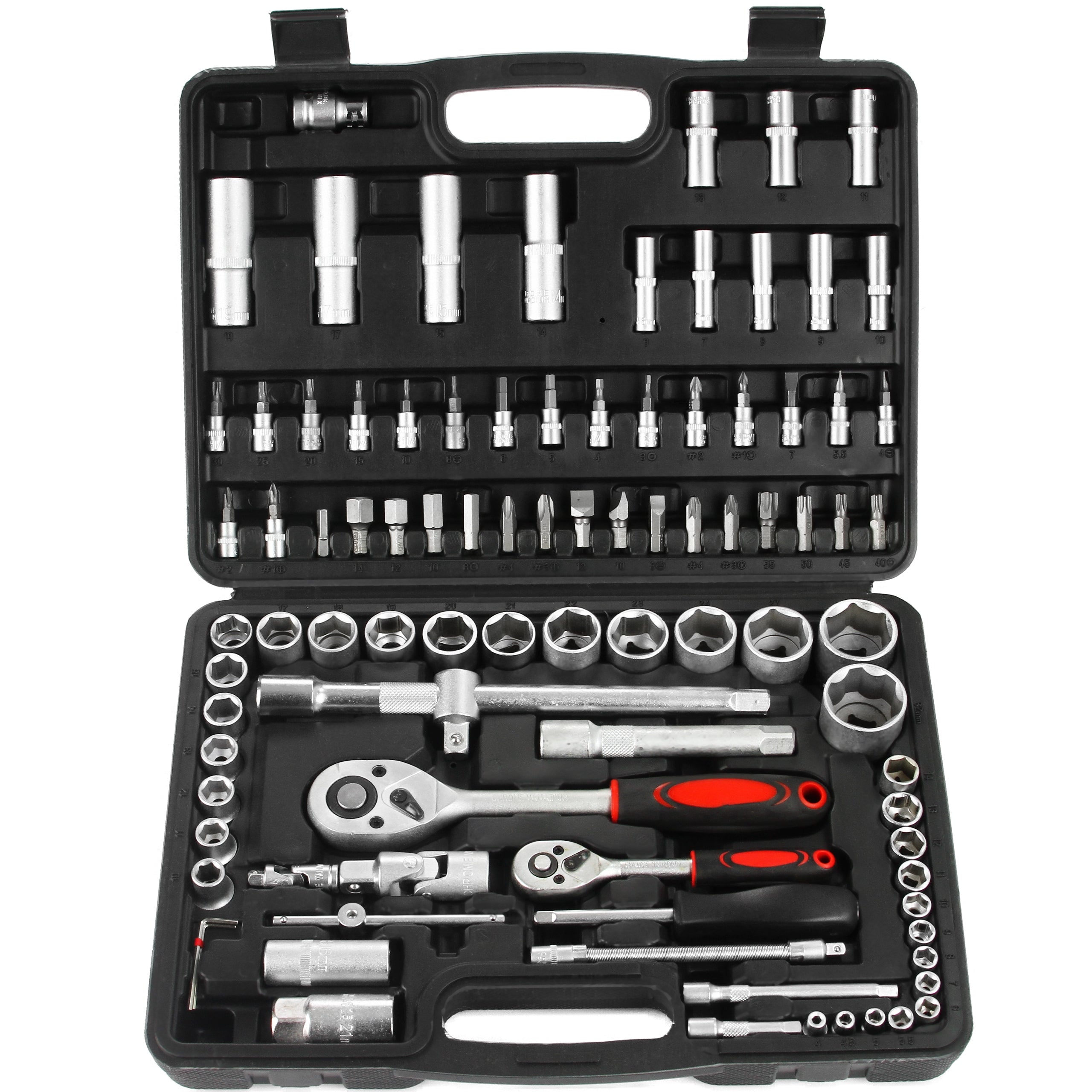 Galvučių rinkinys, 12 dalių, 6-22 mm, su Torx galvutėmis