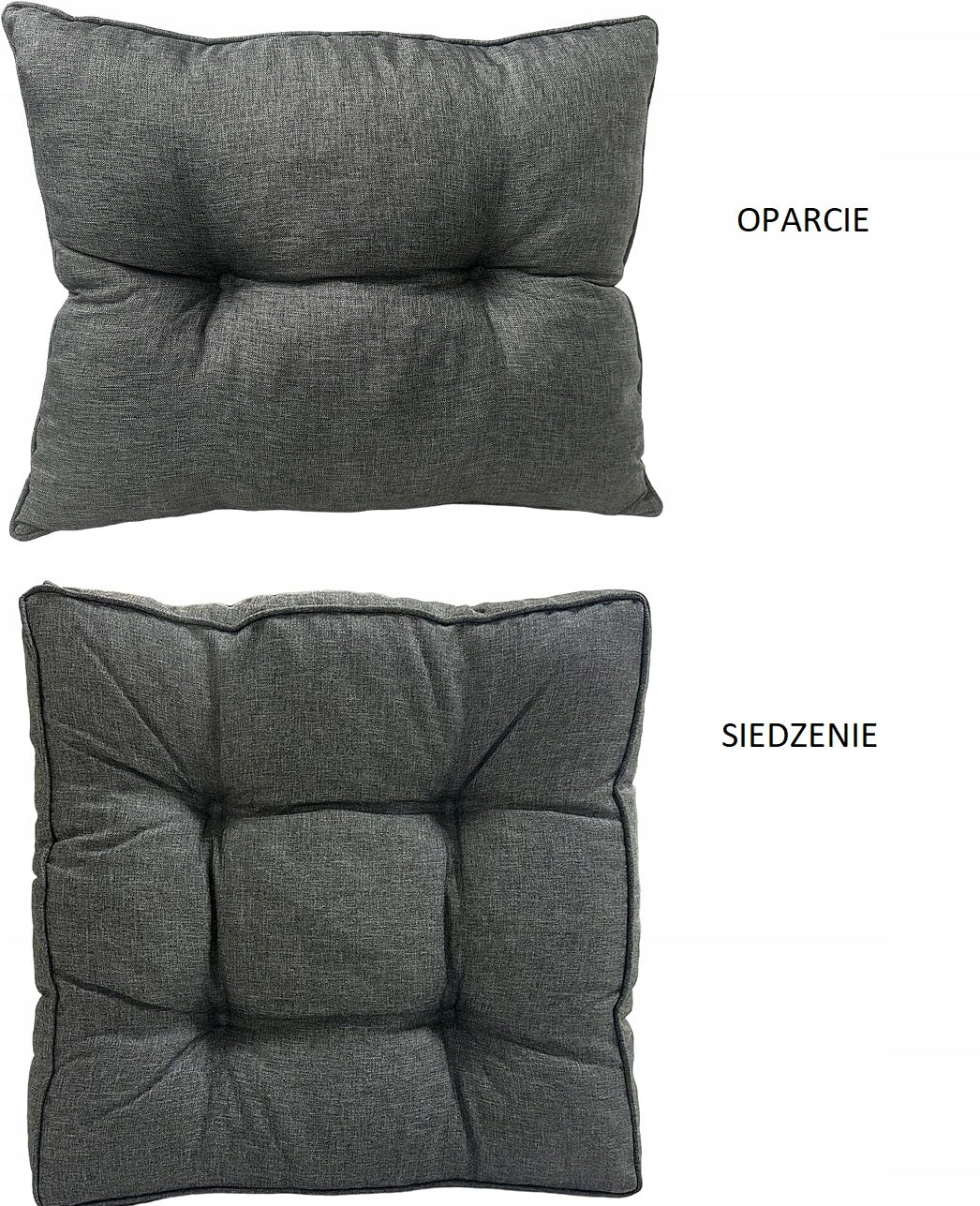 OUTDOOR SEATING FURNITURE CUSHIONS SET OF 2 50X50