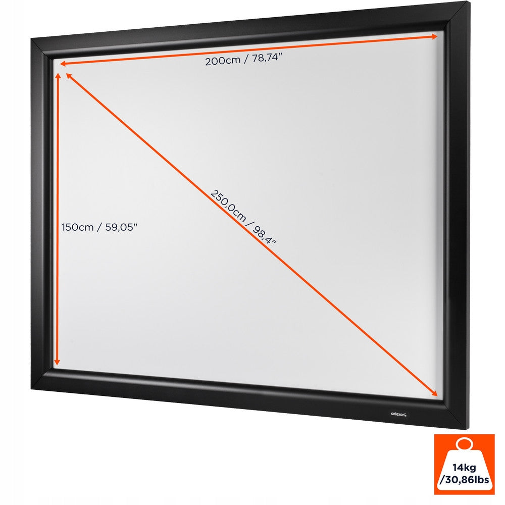 celexon HomeCinema Frame 200 x 150 cm Frame Projection Screen Model HomeCinema Frame 200 x 150 cm ramowy