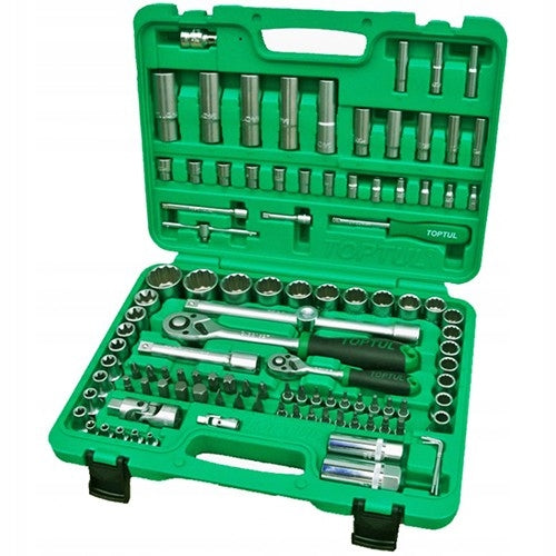 Įrankių rinkinys 1/4" ir 1/2", 108 vnt., TOPTUL GCAI108R1