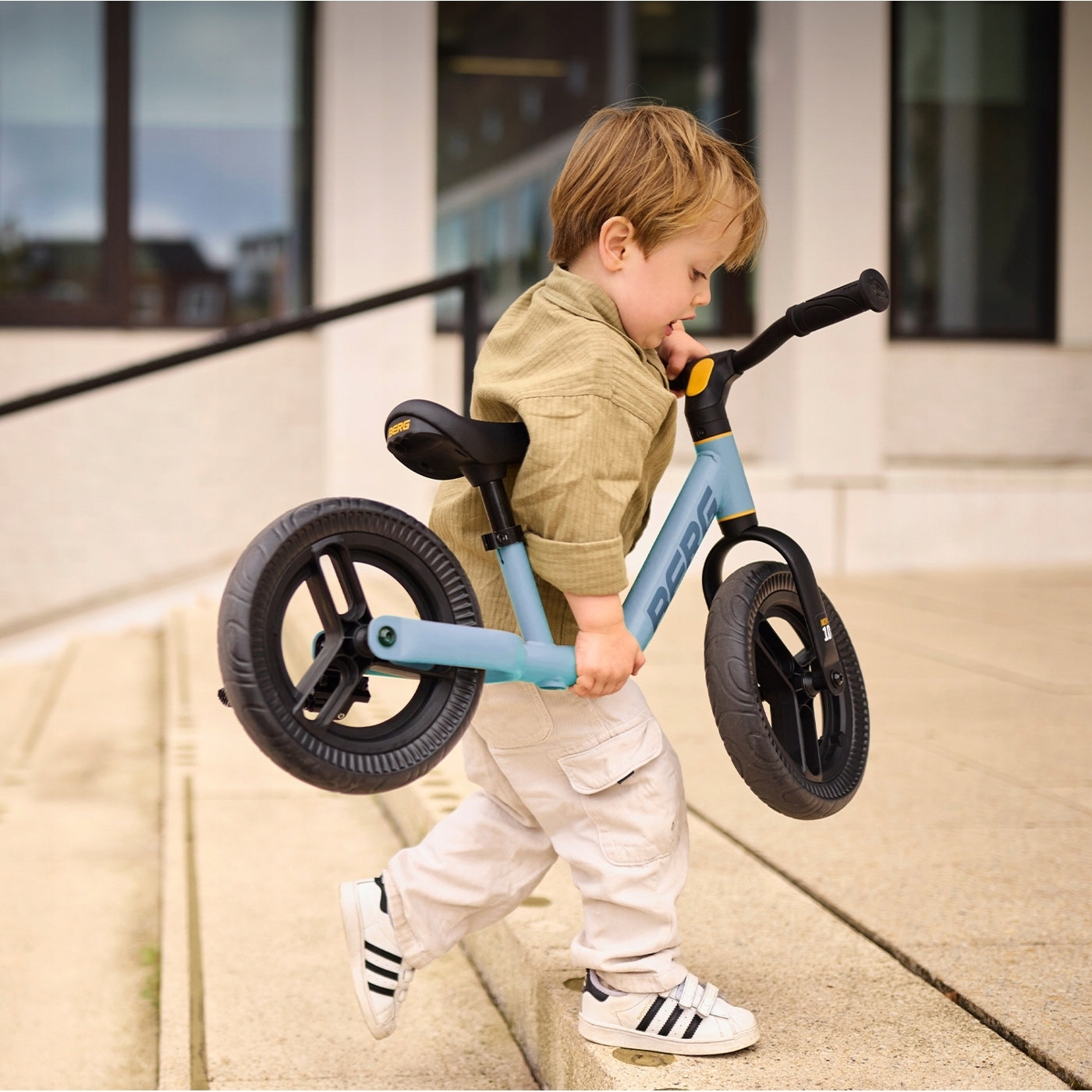 children's balance bike BERG MOOV 10, 10 inches from 2 years blue Model BERG MOOV