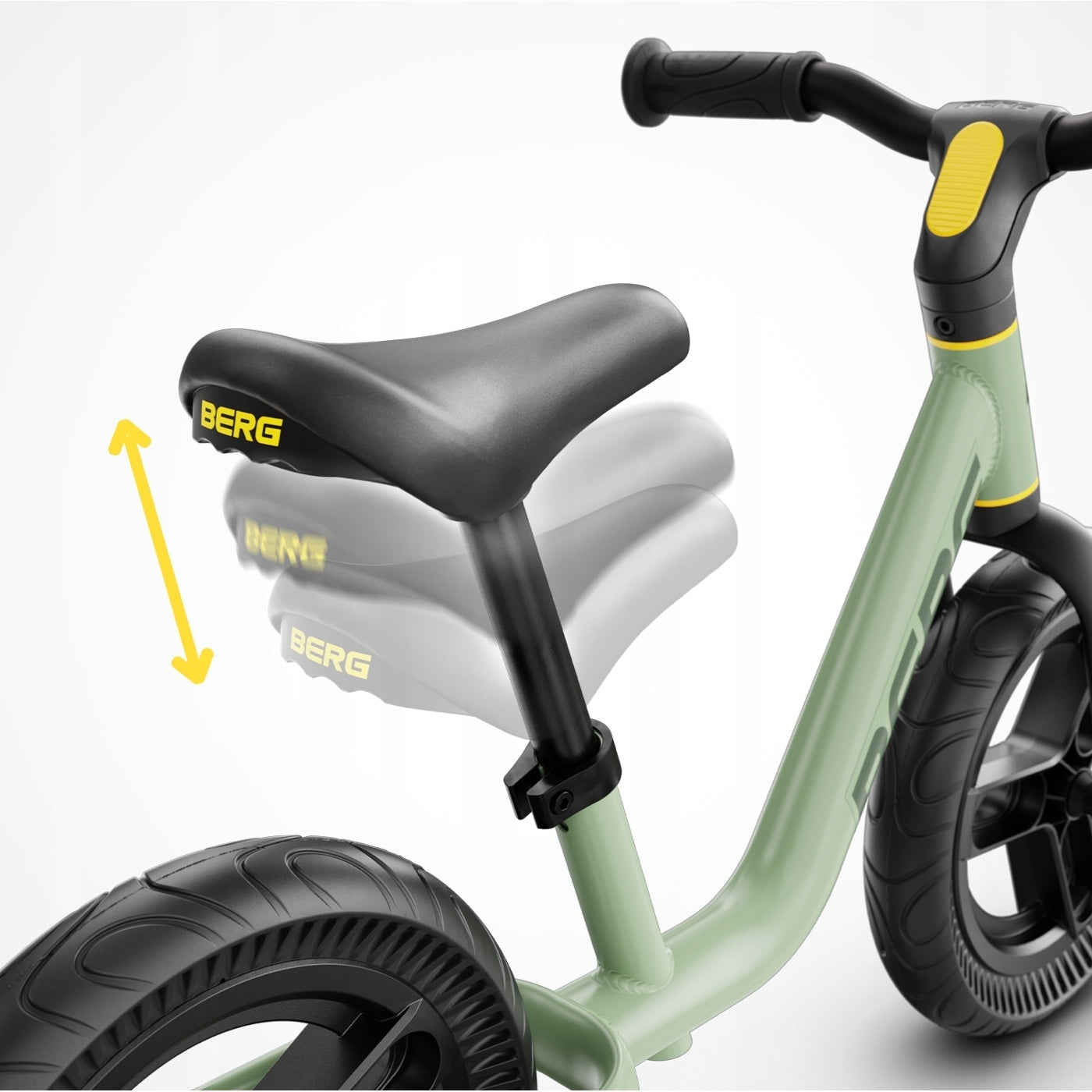children's balance bike BERG MOOV 10, 10 inches from 2 years green Frame steel