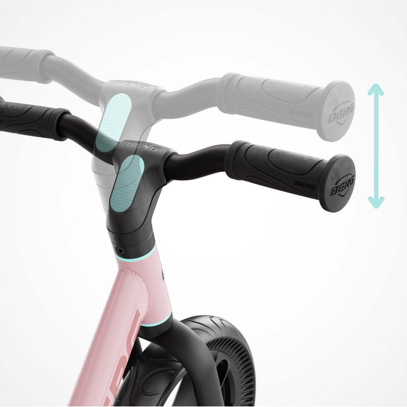 children's balance bike BERG MOOV 10, 10 inches from 2 years pink Brake none