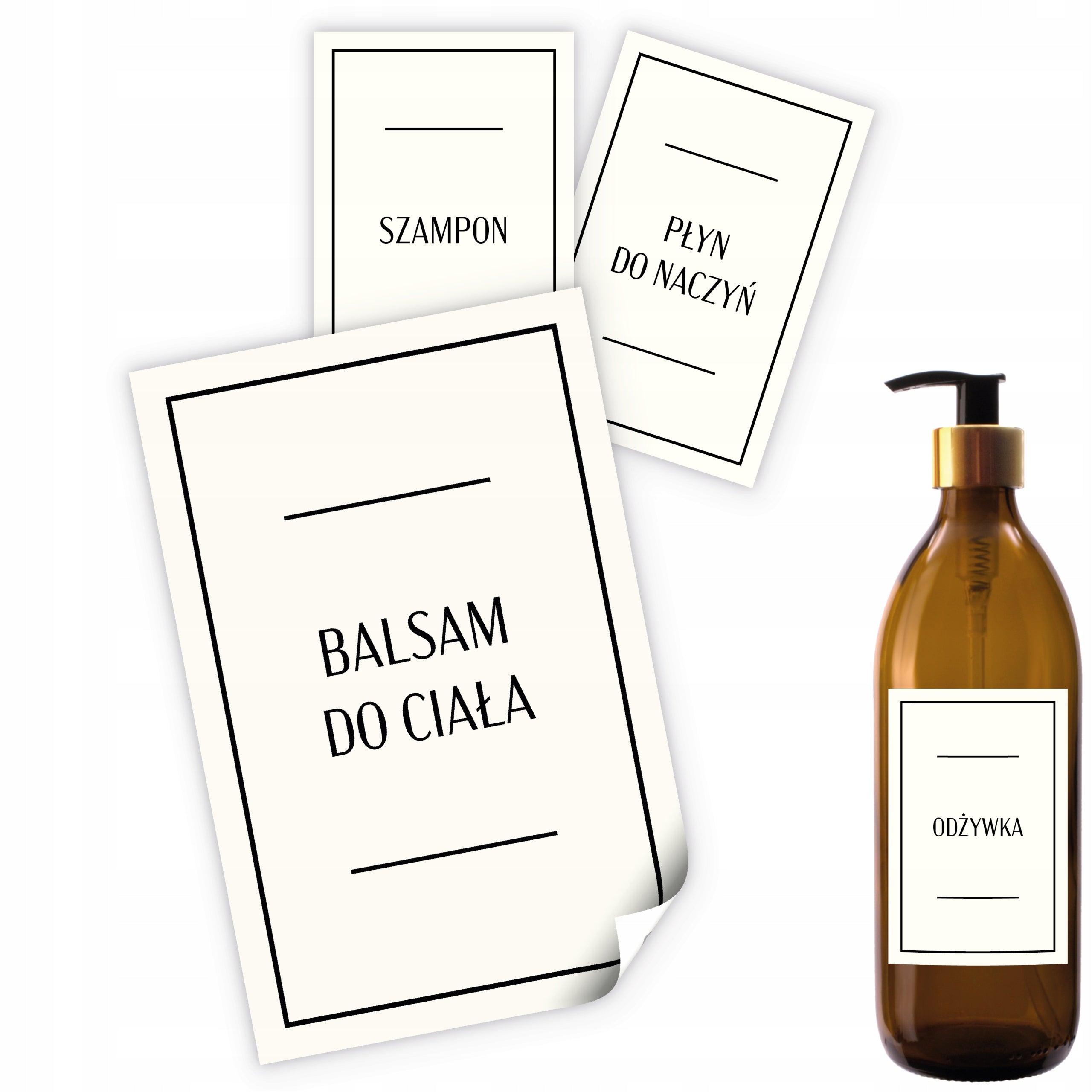 cosmetics stickers labels for cosmetics soap shampoo 16pcs 6x9cm
