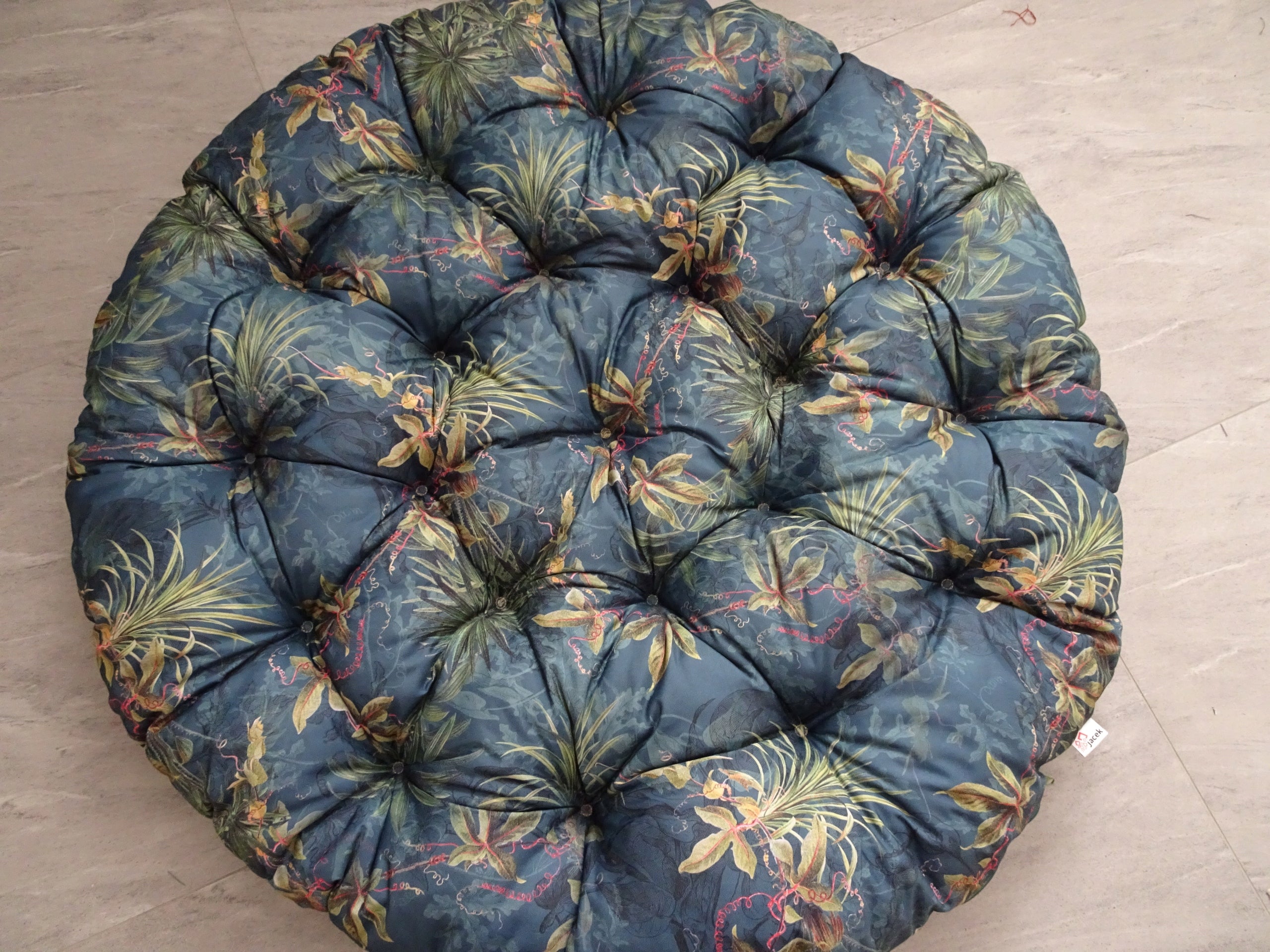 cushion armchair papasan rattan 110 cm WATERPROOF Cushion thickness 12 cm