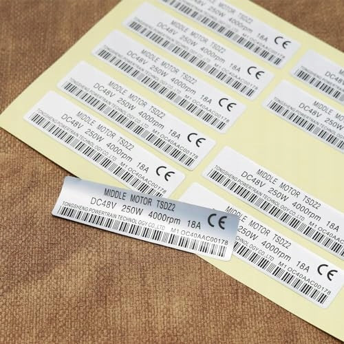 Lipdukai dviračio varikliui TONGSHENG 48V 250W, atsparūs vandeniui, 10 vnt.