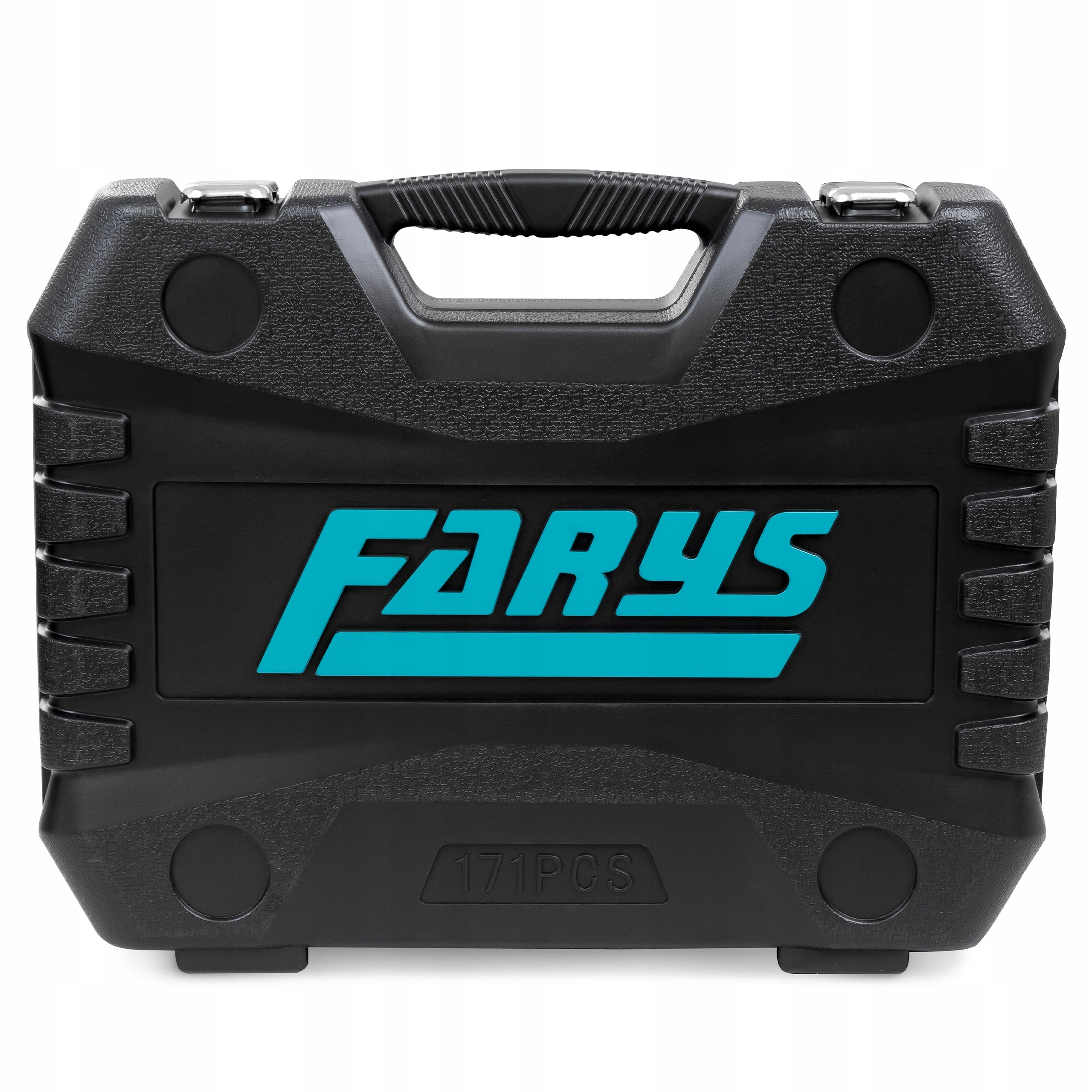 Galvučių ir raktų rinkinys FARYS, 171 vnt., 1/2", 1/4", 3/8", su antgaliais