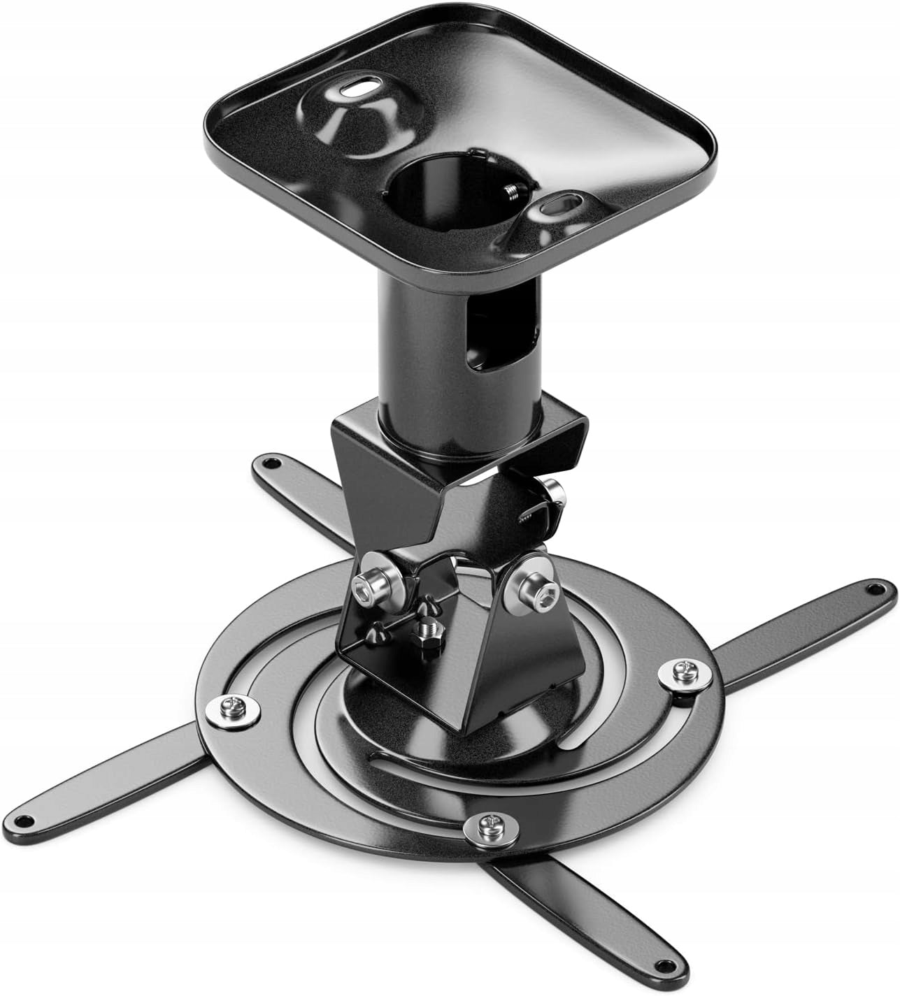 deleyCON Ceiling Projector Holder Universal 15kg Rotation Tilt Black