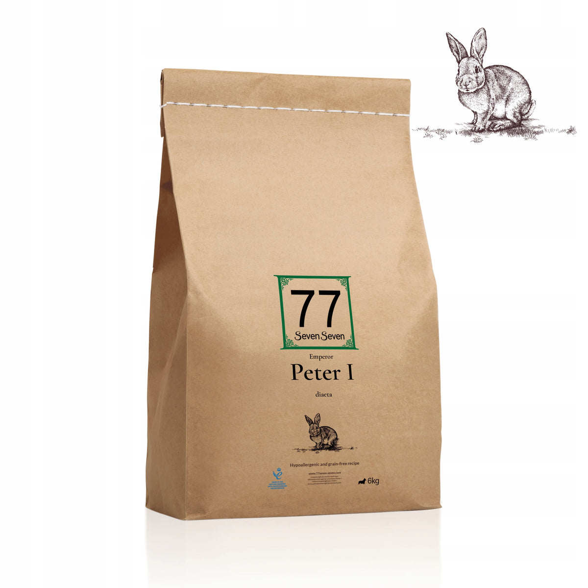 diaeta Peter I 12kg with rabbit 77 Seven Seven