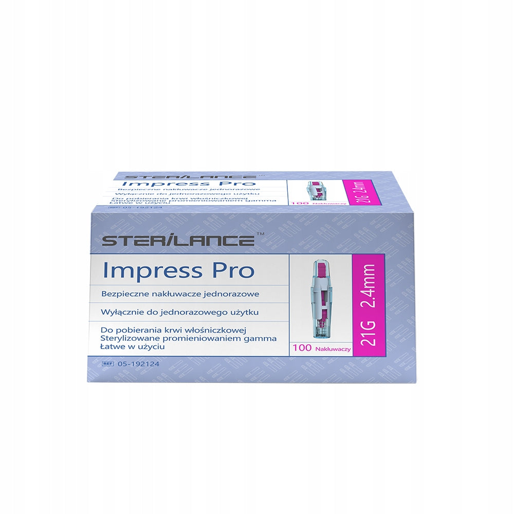 disposable lancing device Sterilance 2,4 mm 100 pcs.