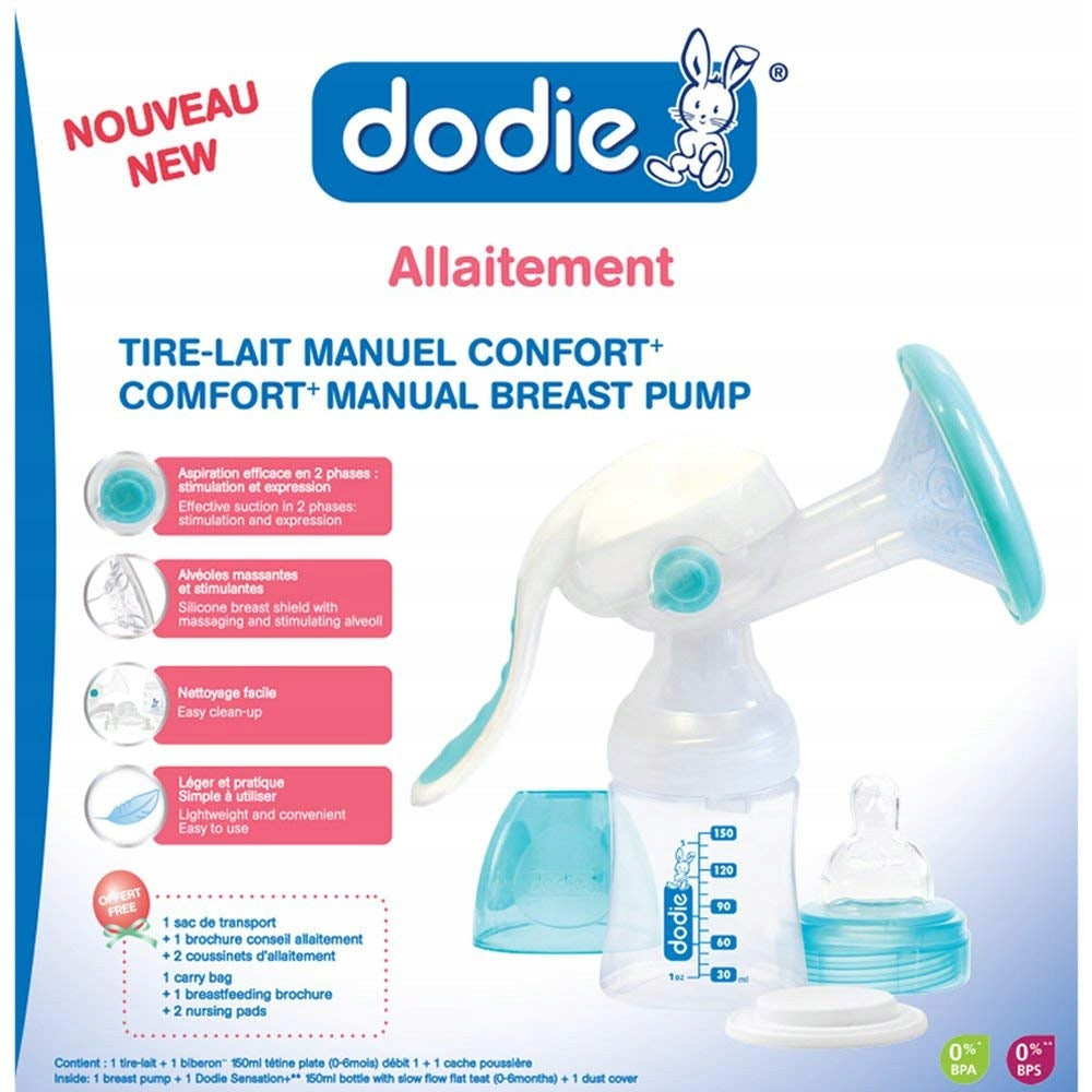 dodie Confort Breast pump + bottle + pacifier + bag
