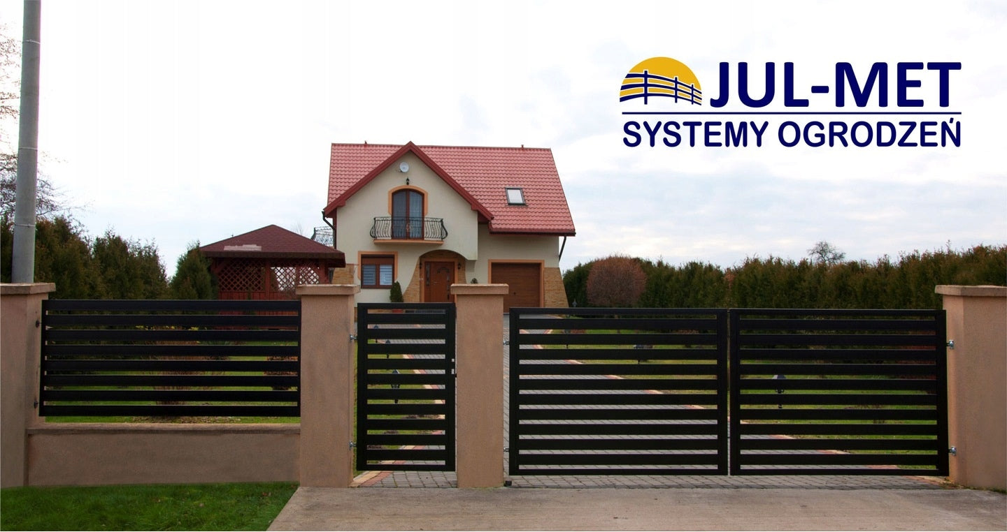 double-leaf entrance gate FILIP 100, galvanized + RAL Manufacturer code Filip 100 brama skrzydłowa