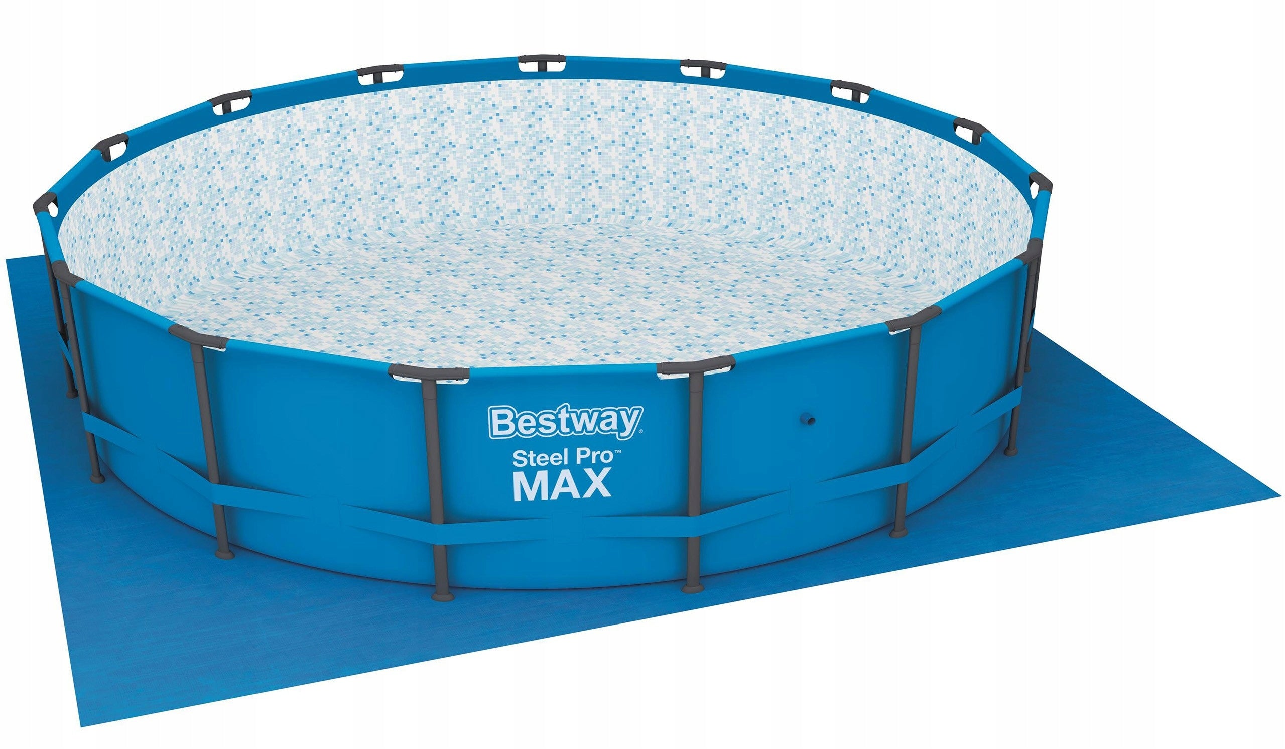 durable large MATA 488x488 cm 16FT tarpaulin for swimming pool 14 and 15FT pad Kid's age 0＋
