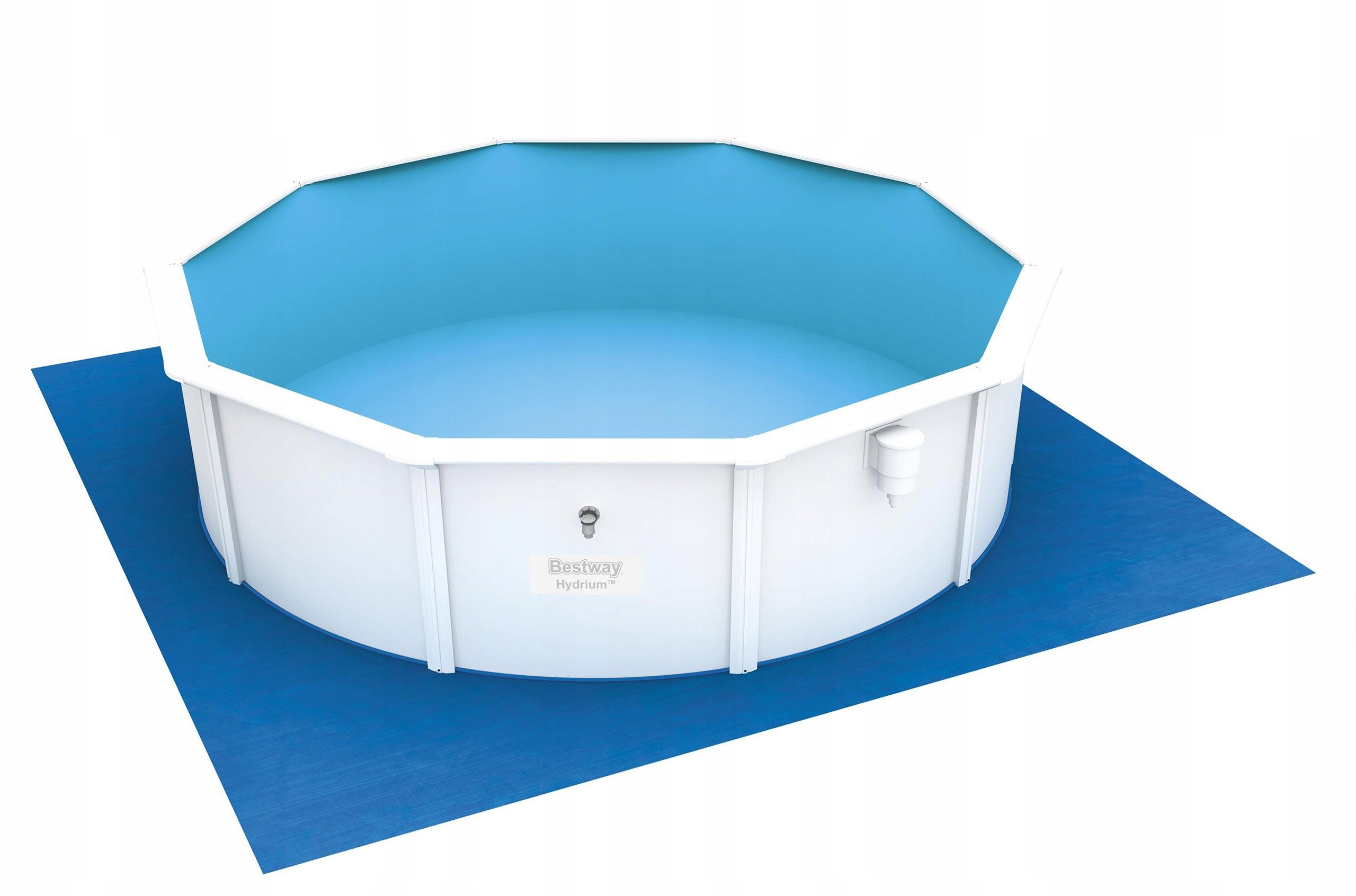 durable large MATA 488x488 cm 16FT tarpaulin for swimming pool 14 and 15FT pad Kind water slide