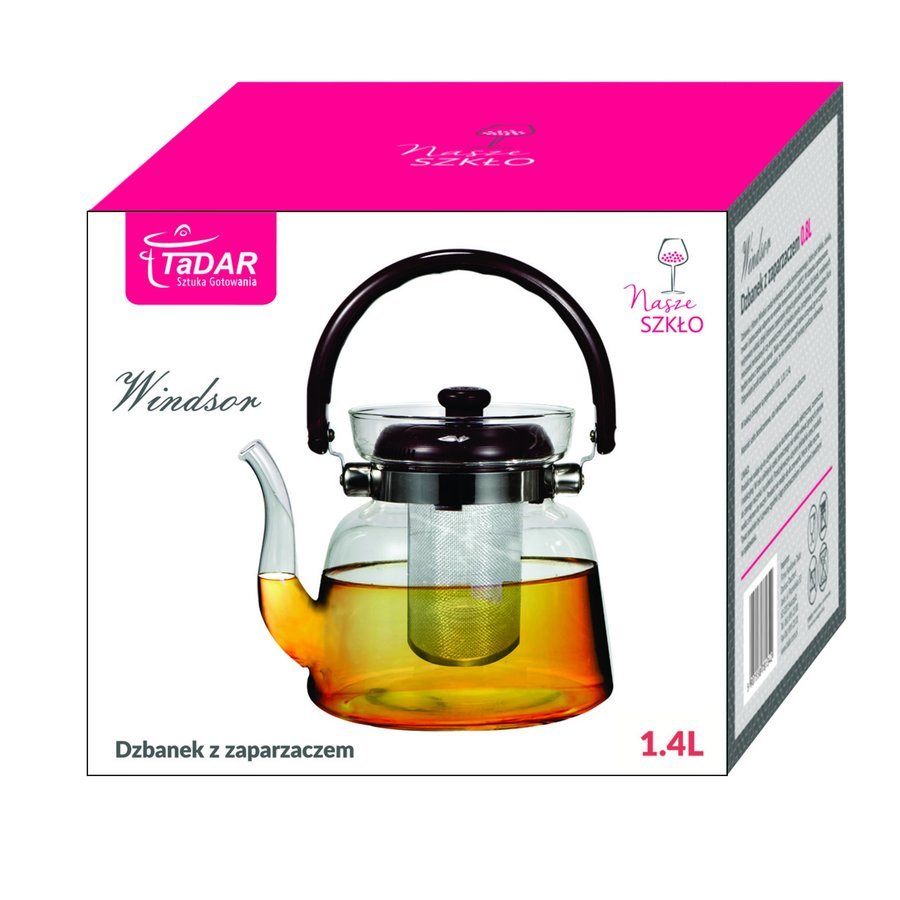 Stiklinis arbatinukas, 1400 ml