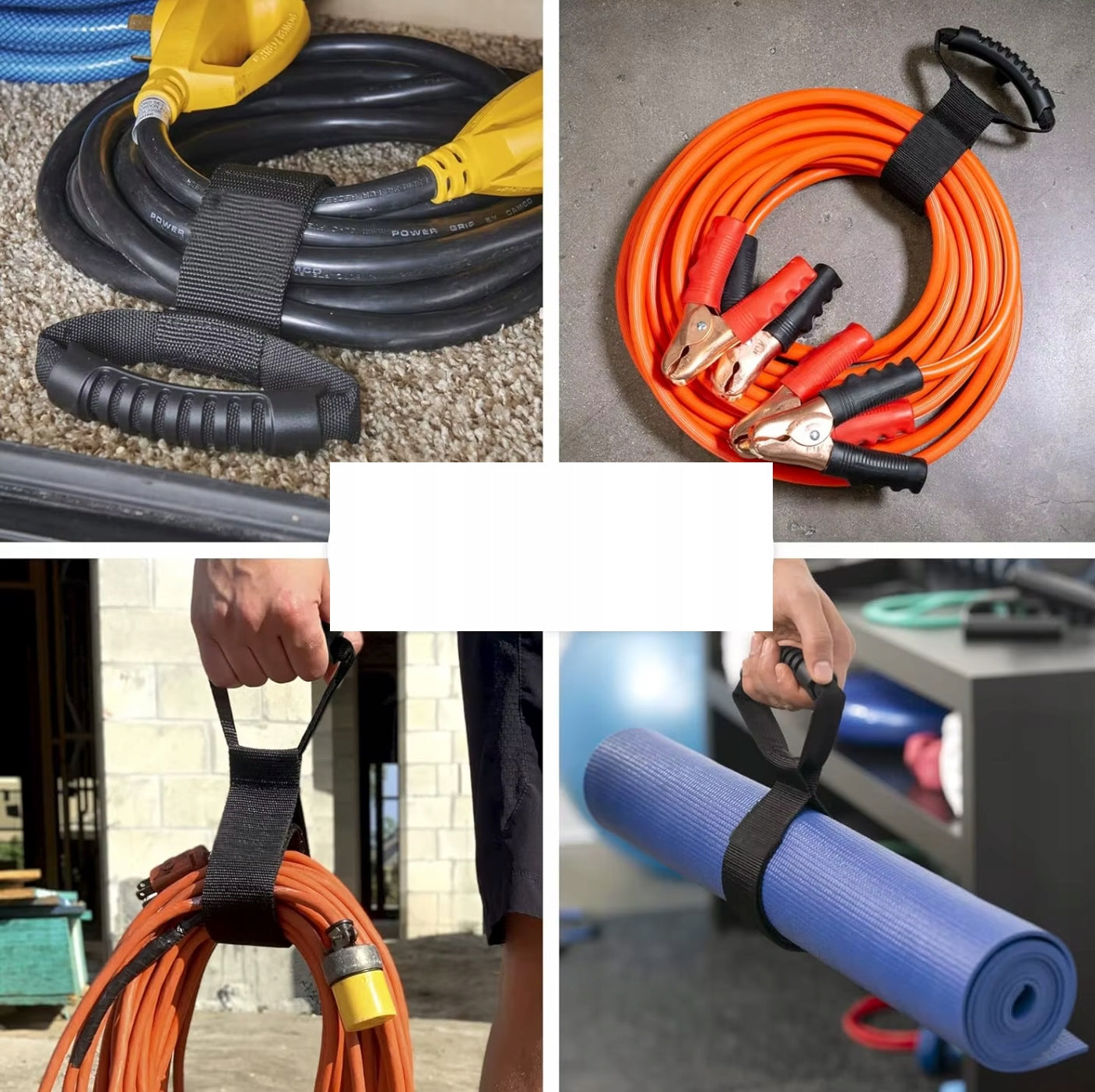 Velcro laikiklis kabeliams ir žarnoms, tvirtas, iki 22 kg, 40 cm perimetras