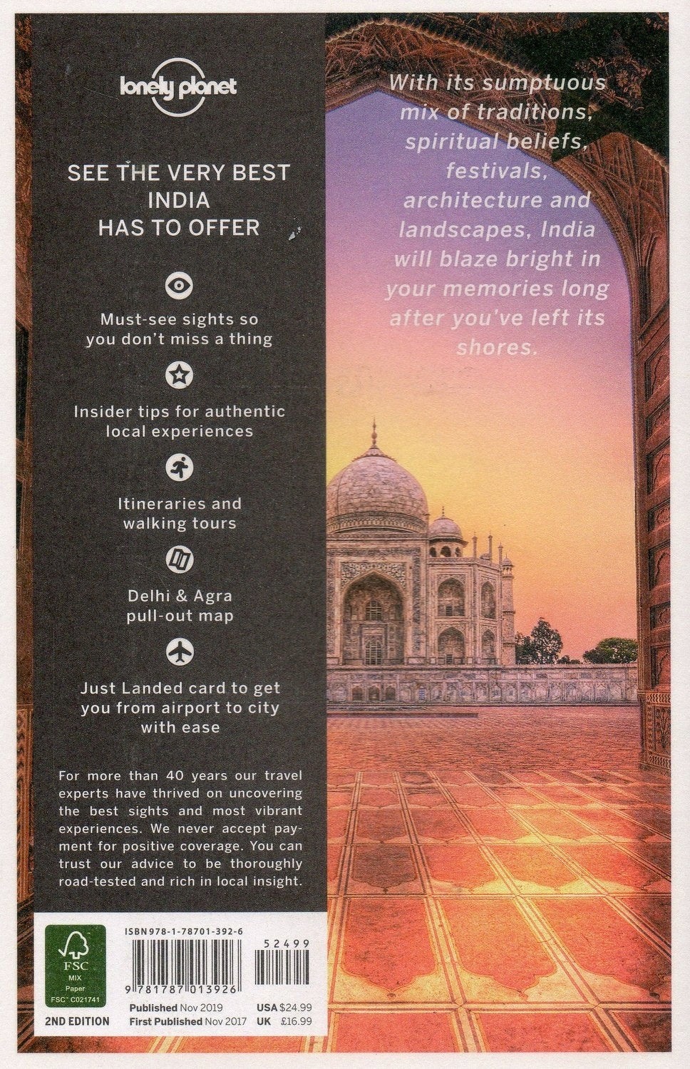 Lonely Planet Best of India 2. Auflage 