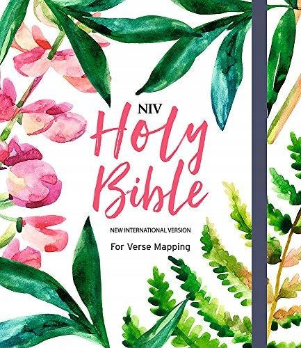 NIV-Bibel für Journaling und Vers-Mapping: Blumen 