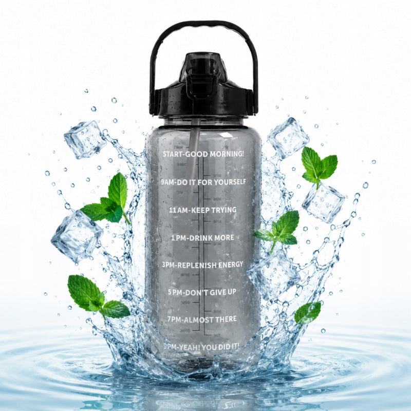 eCarla - Water bottle, water bottle 2L black