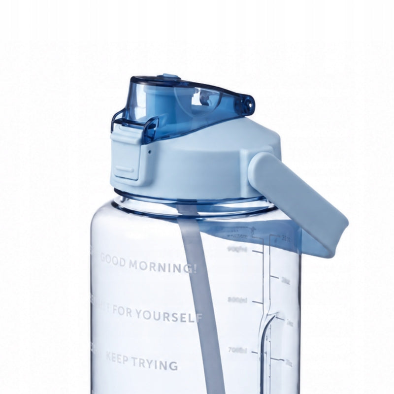 eCarla - Water bottle, water bottle 2L blue Volume 2000 ml