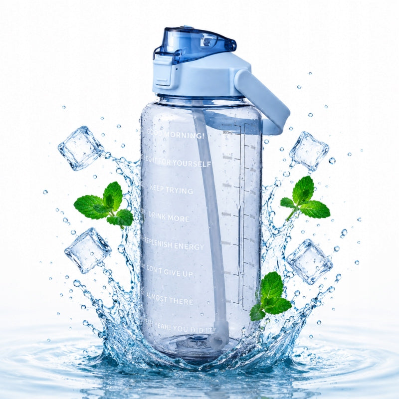 eCarla - Water bottle, water bottle 2L blue