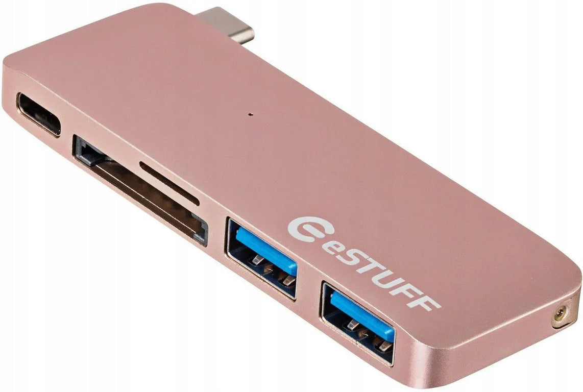 eSTUFF ES84121-ROSE USB 3.2 Gen 2 (3.1 Gen 2) Type-C Docking Station With...